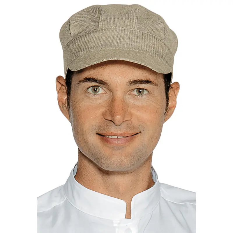 Gorra Isacco Sam 072116 1 Gorra Isacco Sam 072116, Natural, vista con modelo