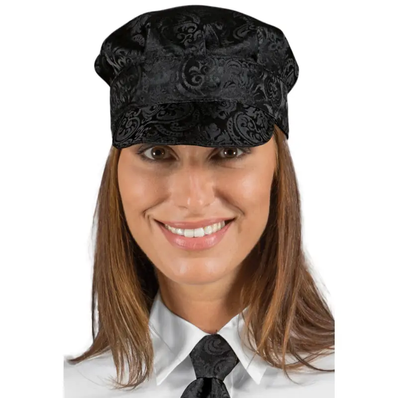 Gorra Isacco Sam 072141 1 Gorra Isacco Sam 072141, Damasco, vista con modelo