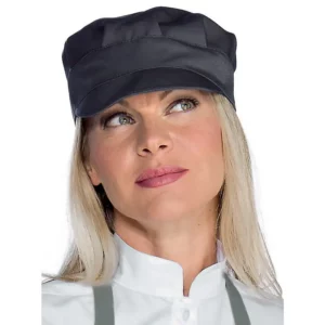 Gorra Isacco Sam 072187, Antracita, vista con modelo