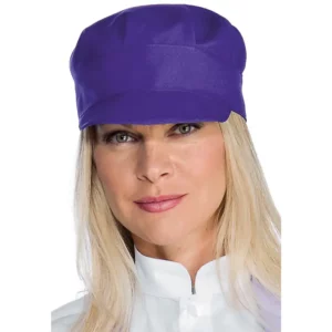 Gorra Isacco Sam 072188, Viola, vista con modelo