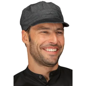 Gorra Isacco Sam 072241, Black jeans, vista con modelo
