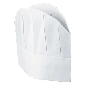 Gorro alto de cocina Isacco 074000, Blanco: vista del gorro