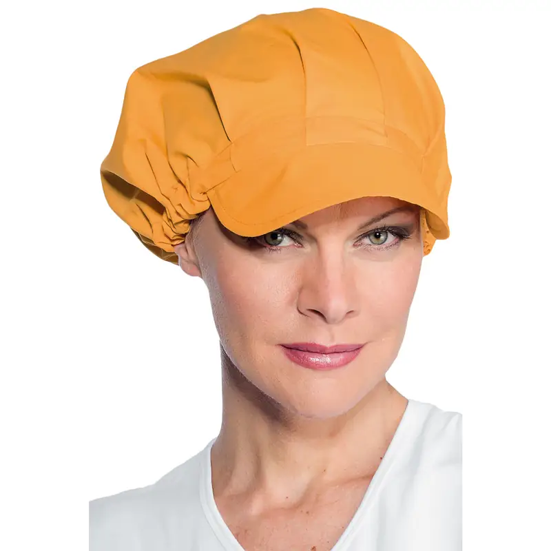 Gorra Isacco Bitter 076113 1 Gorra Bitter Isacco 076113, color Albicocca, vista con modelo
