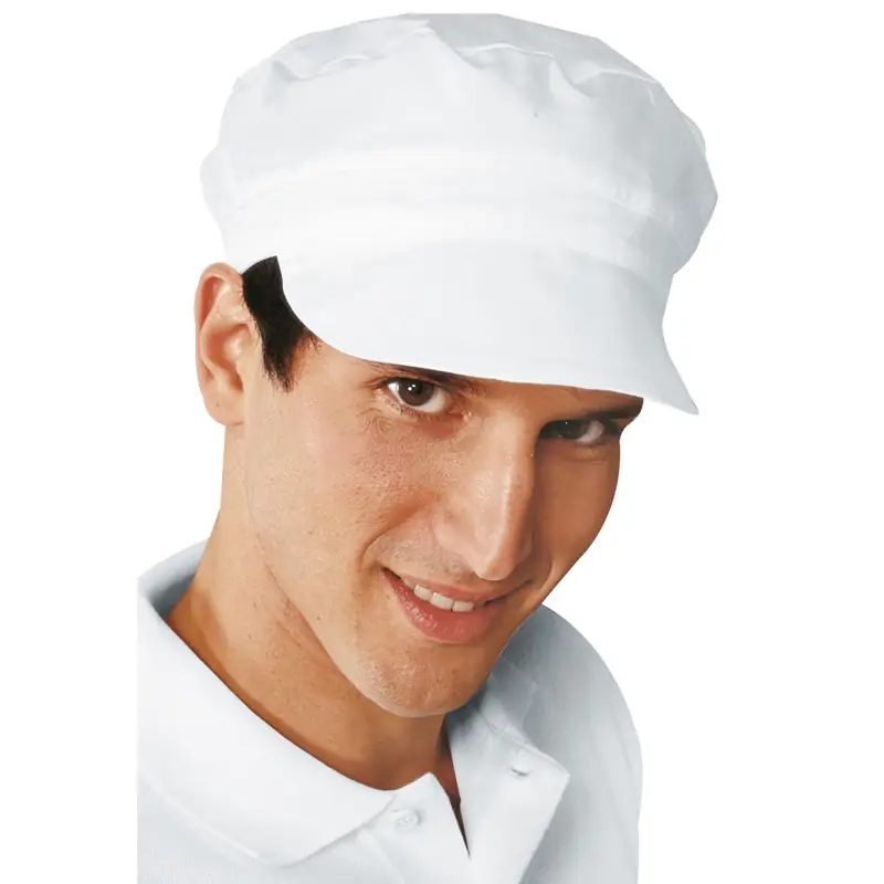 Gorra Isacco Charly 077001 1 Gorra Charly Isacco 077001, color Blanco, vista con modelo