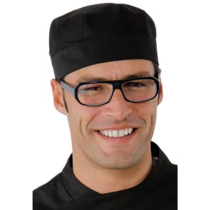 Gorro Bob Isacco 078301, color Negro, vista con modelo