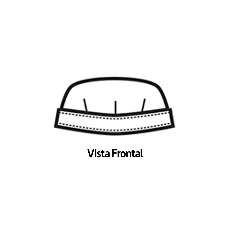 Gorro Isacco Bob 078303 2 Gorro Bob Isacco 078303, color Burdeos, esquema frontal