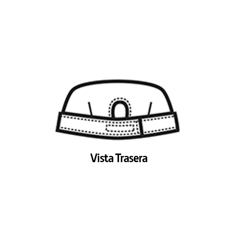 Gorro Isacco Bob 078312 5 Gorro Bob Isacco 078312, color Gris, esquema posterior