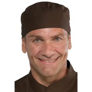 Gorro Bob Isacco 078317, color Cacao, vista con modelo