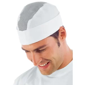 Recogepelo Isacco 079000, color Blanco, vista con modelo