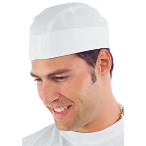 Recogepelo Isacco 079001, color Blanco, vista con modelo