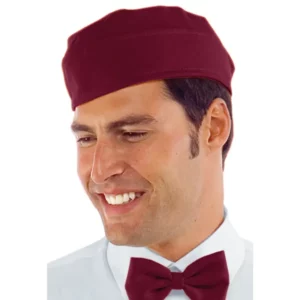 Gorro Barco Isacco 079103, color Burdeos, vista con modelo