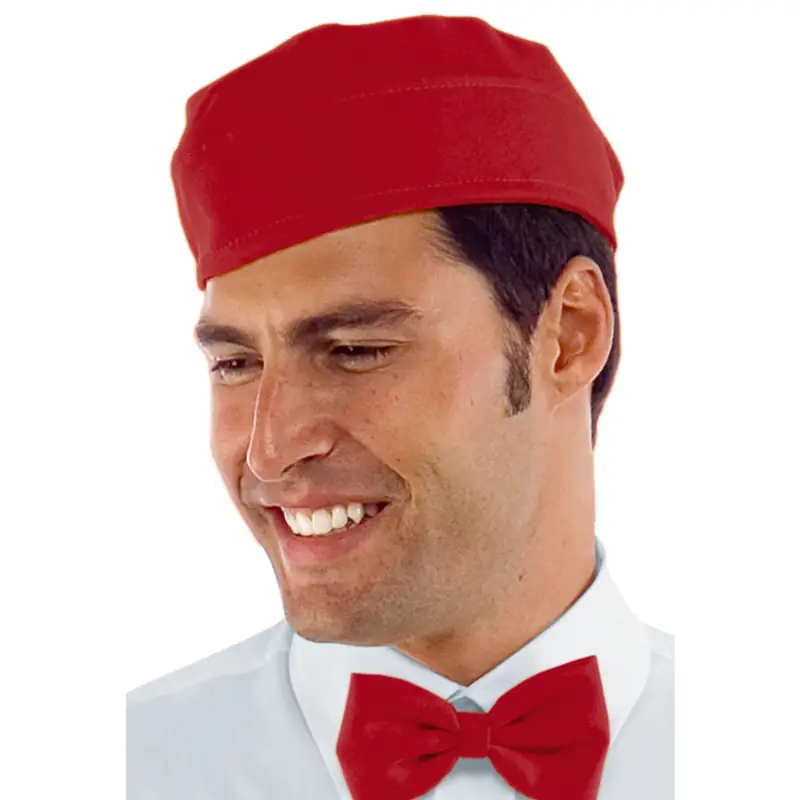 Gorro Isacco Barco 079107 1 Gorro Barco Isacco 079107, color Rojo, vista con modelo