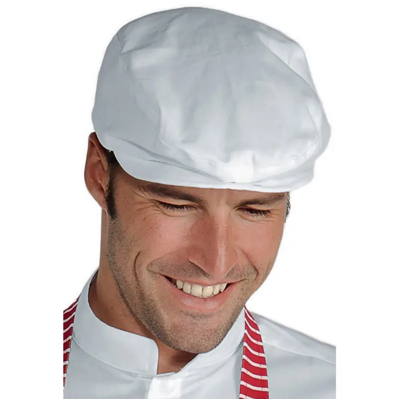 Gorra Isacco Coppola 080000 1 Gorra Coppola Isacco 080000, color Blanco, vista con modelo