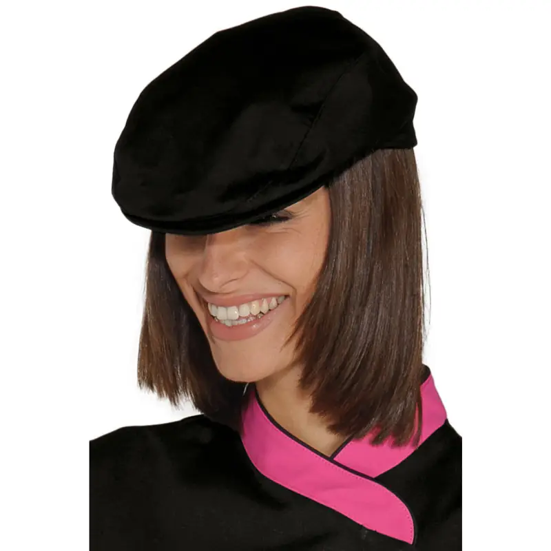 Gorra Isacco Coppola 080001 6 Gorra Coppola Isacco 080001, color Negro, vista alternativa con modelo