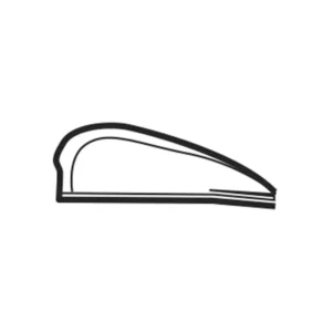 Gorra Coppola Isacco 080001, color Negro, esquema lateral