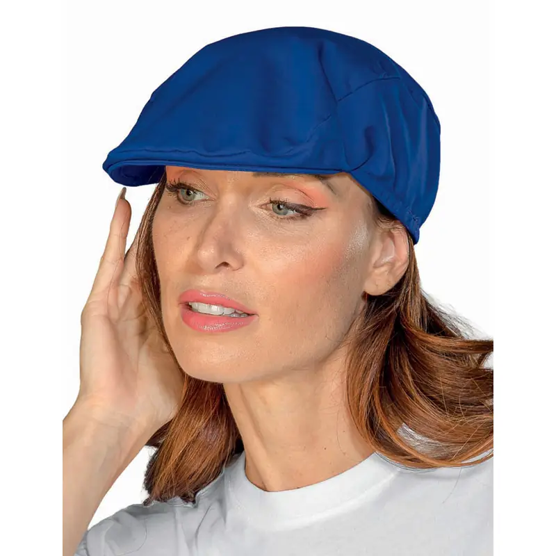 Gorra Isacco Coppola 080006 1 Gorra Coppola Isacco 080006, color Blu cina, vista con modelo