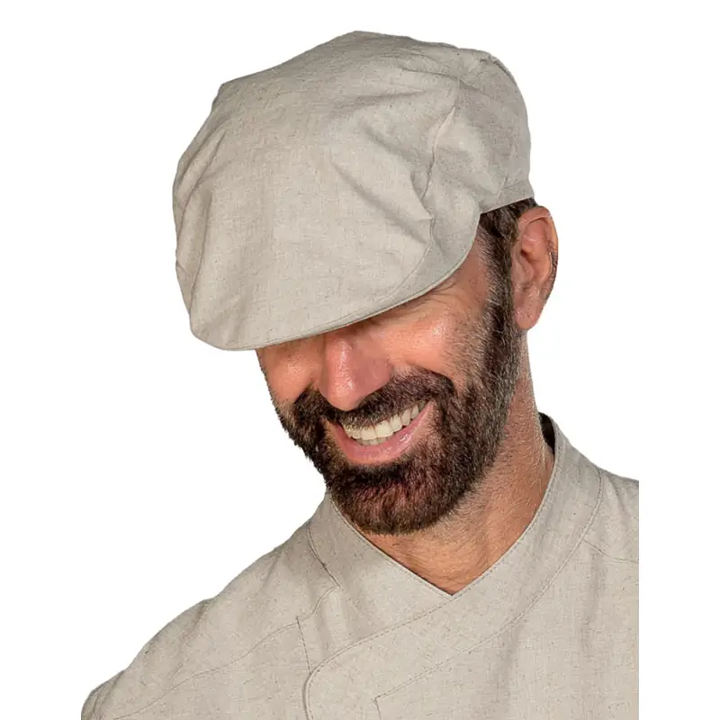 Gorra Isacco Coppola 080014 1 Gorra Coppola Isacco 080014, color Lino, vista con modelo