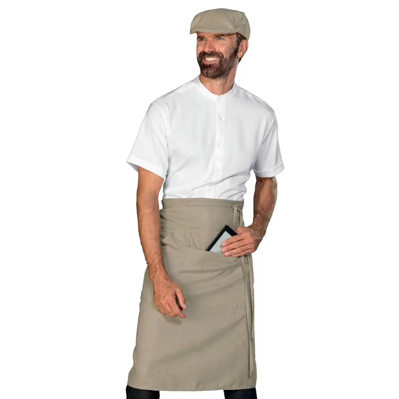 Gorra Isacco Coppola 080016 2 Gorra Coppola Isacco 080016, color Natural, vista amplia con modelo