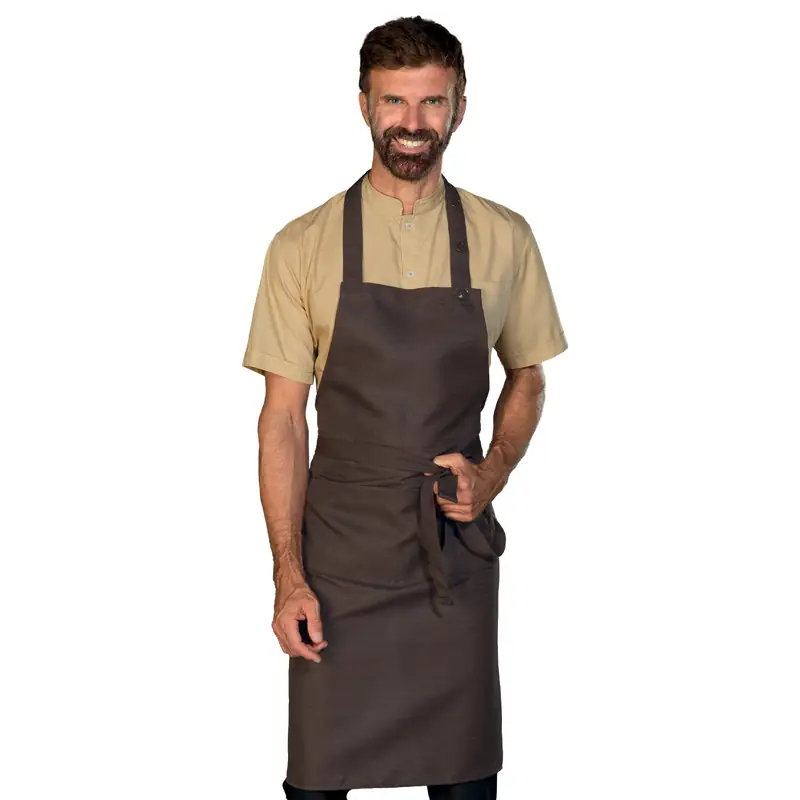 Delantal con peto Isacco Mistral 087298 1 Delantal con peto Isacco Mistral 087298, Vengé, vista con modelo