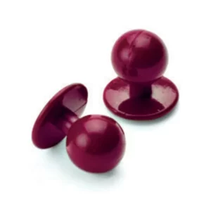 Botones de cocina Isacco 113003, color Burdeos, vista del producto