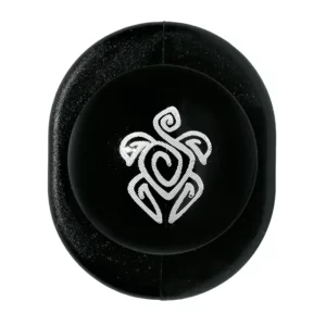 Botones de cocina Isacco 113052, diseño Maori, detalle del motivo frontal