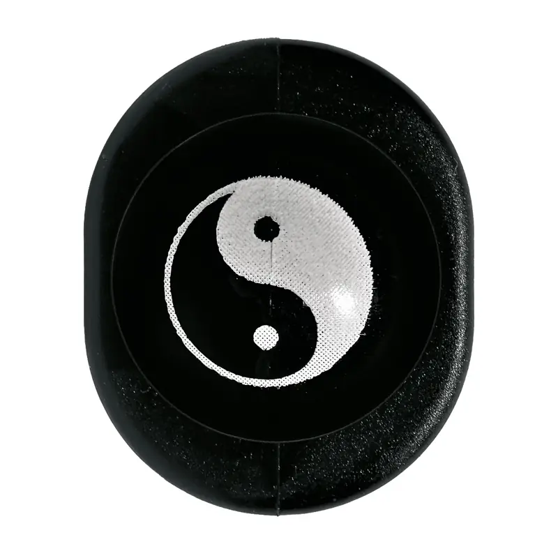 Botones de cocina Isacco 113053 (pack 10) 2 Botones de cocina Isacco 113053, diseño Yin yang, detalle del motivo frontal