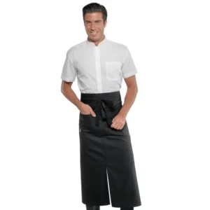 Delantal de cintura Isacco Mikonos 114601, Negro, vista con modelo