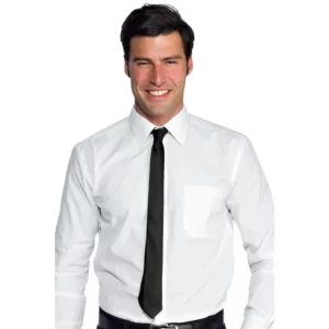 Corbata Isacco 115001, Negro, vista alternativa con modelo