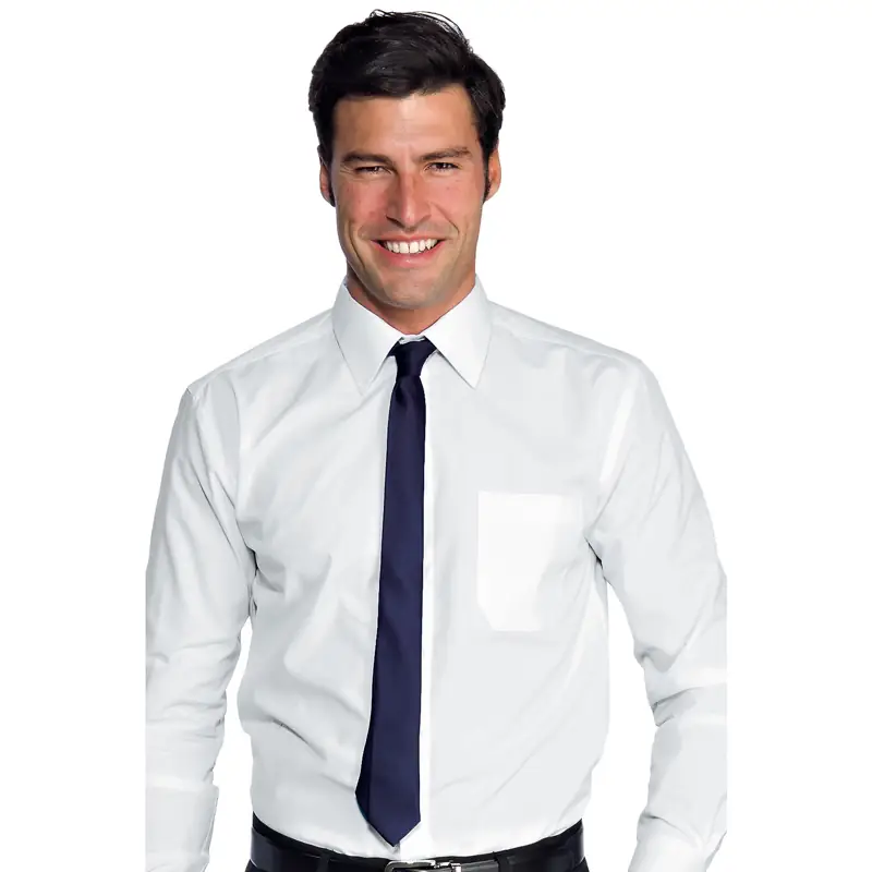 Corbata estrecha Isacco 115002 1 Corbata Isacco 115002, Blu, vista alternativa con modelo