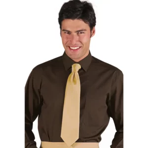 Corbata Isacco 115115, Biscotto, vista alternativa con modelo