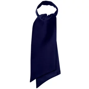 Foulard Ascot Isacco 115302, Blu navy, vista frontal del producto