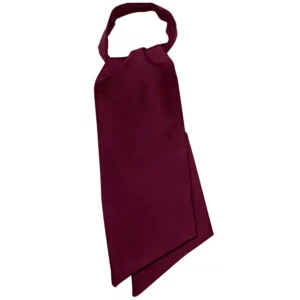 Foulard Ascot Isacco 115303, Burdeos, vista frontal del producto