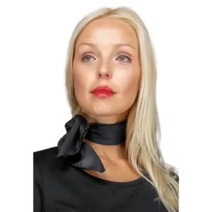 Foulard Isacco 115401, Negro, vista alternativa con modelo