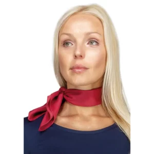 Foulard Isacco 115403, Burdeos, vista alternativa con modelo