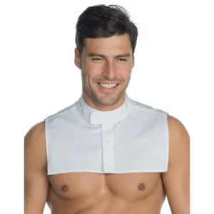 Cuello interior Isacco Sottocollo 117100, Blanco, vista con modelo