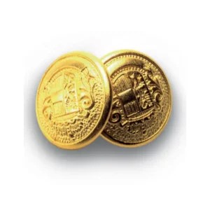 Pack 4 botones gemelos Isacco 123200, Oro, vista frontal