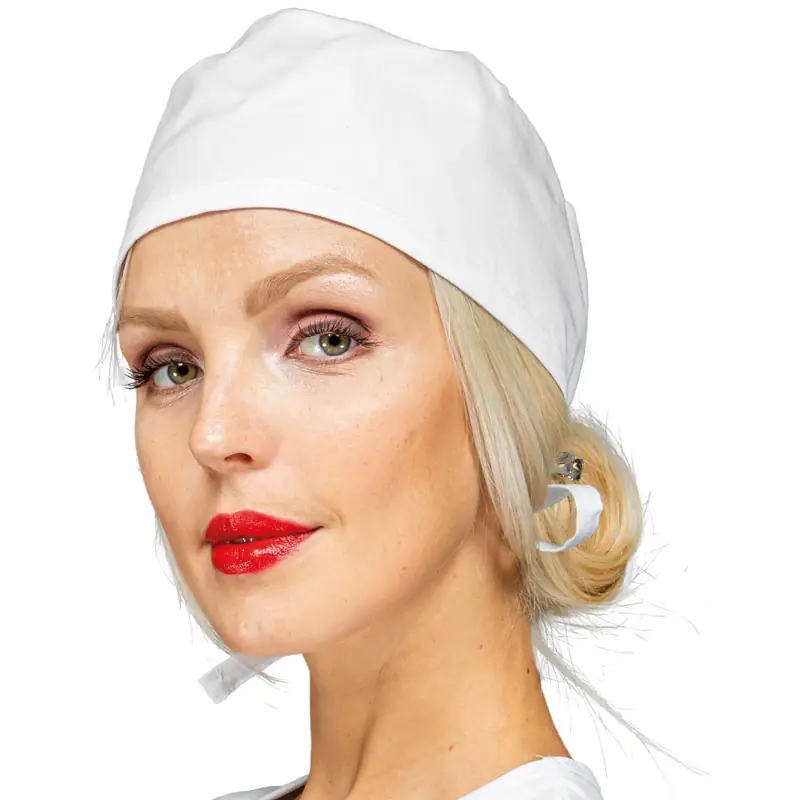 Bandana Isacco Avana 123900 1 Bandana Isacco Avana 123900, Blanco, vista con modelo