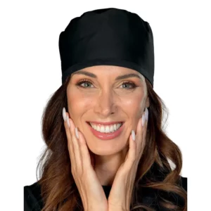 Bandana Isacco Avana 123901, Negro, vista con modelo