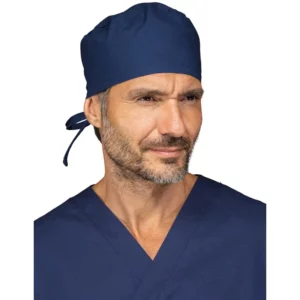 Bandana Isacco Avana 123902, Blu, segunda vista con modelo