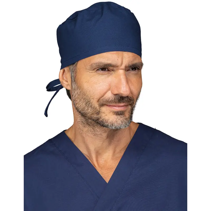 Bandana Isacco Avana 123902 2 Bandana Isacco Avana 123902, Blu, segunda vista con modelo
