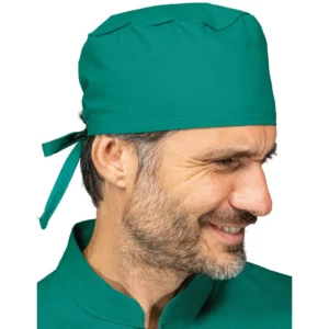 Bandana Isacco Avana 123904, Verde, vista con modelo