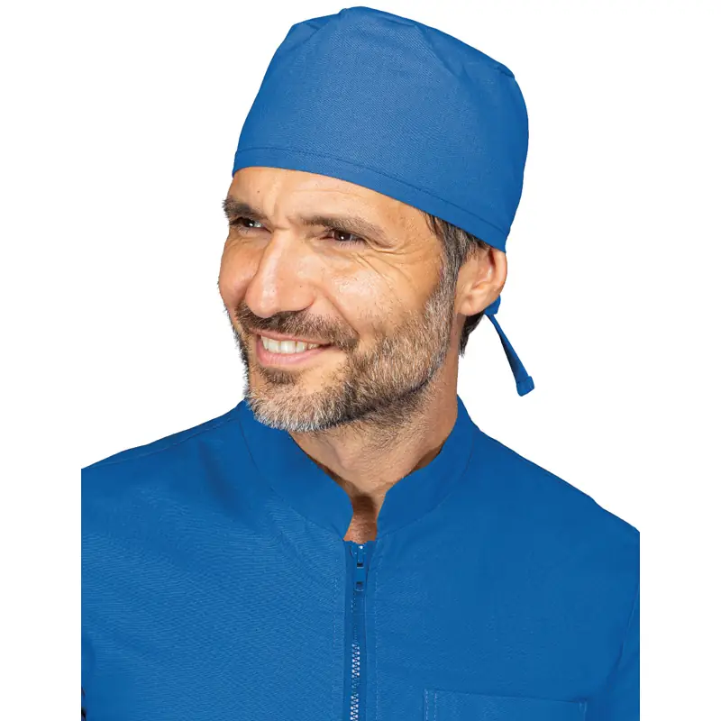 Bandana Isacco Avana 123906 2 Bandana Isacco Avana 123906, Azzurro, segunda vista con modelo