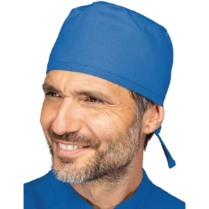 Bandana Isacco Avana 123906, Azzurro, vista con modelo