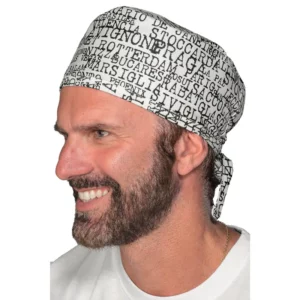 Bandana Isacco Avana 123968, New york, vista con modelo