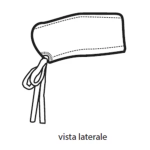 Bandana Isacco Avana 123975, City 06, esquema de vista lateral