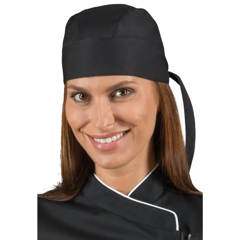 Bandana Isacco 124001 1 Bandana Isacco 124001, Negro, vista con modelo