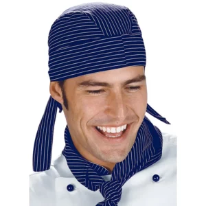 Bandana Isacco 124052, Vienna blu, vista con modelo