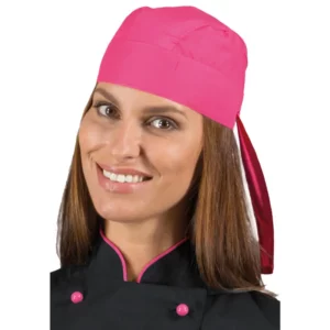Bandana Isacco 124060, Fucsia, vista con modelo
