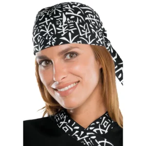 Bandana Isacco 124072, Sushi 01, vista con modelo