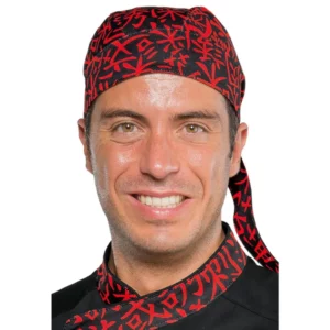Bandana Isacco 124073, Sushi 07, segunda vista con modelo